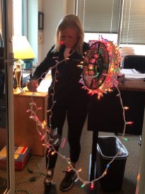 Time to take down my office Christmas lights...